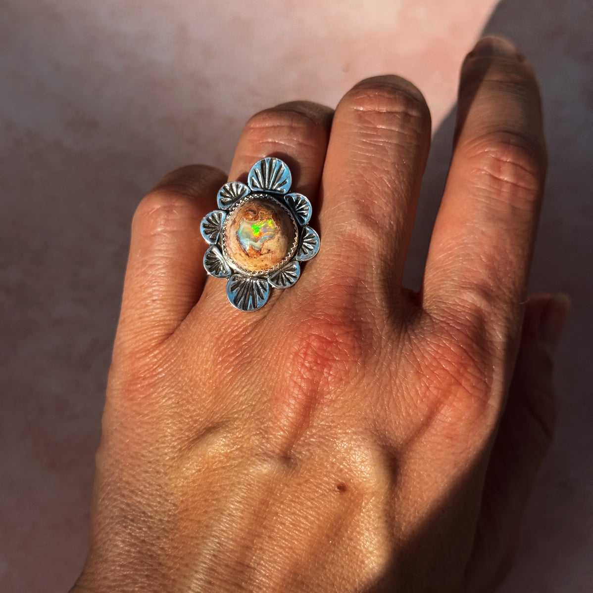 Fire Blossom Ring - Size 5 – Mad Made Metals