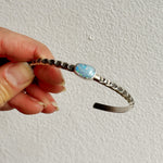 Rainbow Opal Stamped Cuff #5