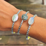 Pearl Stamped Cuff