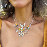 White Sunset Five Opal Choker