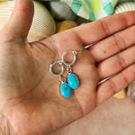 Campitos Turquoise Huggie Hoops