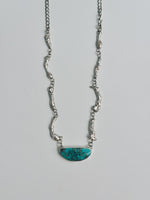 Forged Relic Turquoise Necklace