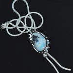 Celestial Moonstone Bolo Necklace