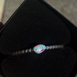 Rainbow Opal Stamped Cuff #8