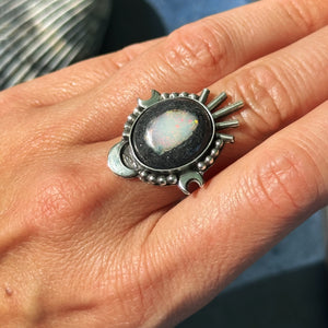 Cosmic Stardust Ring - Made to Order