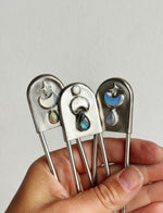 The Keeper Pin — A Gemstone Utility Pin