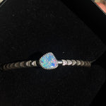 Rainbow Opal Stamped Cuff #6