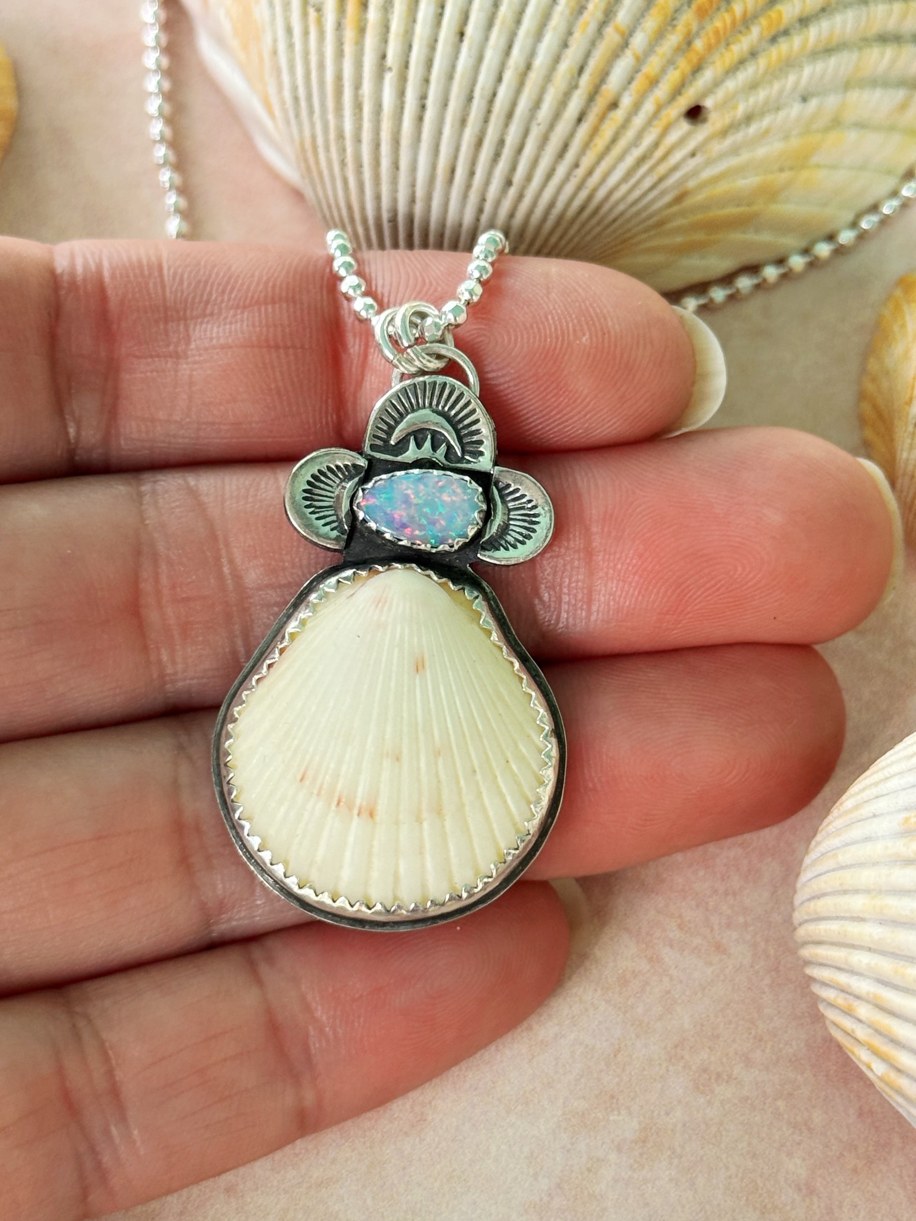 The Thalassa Pendant - Opal
