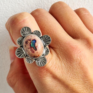 Fire Blossom Ring - Size 9