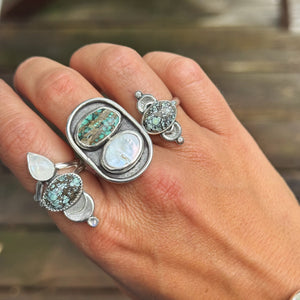 Poseidon's Light Ring - Size 7.5
