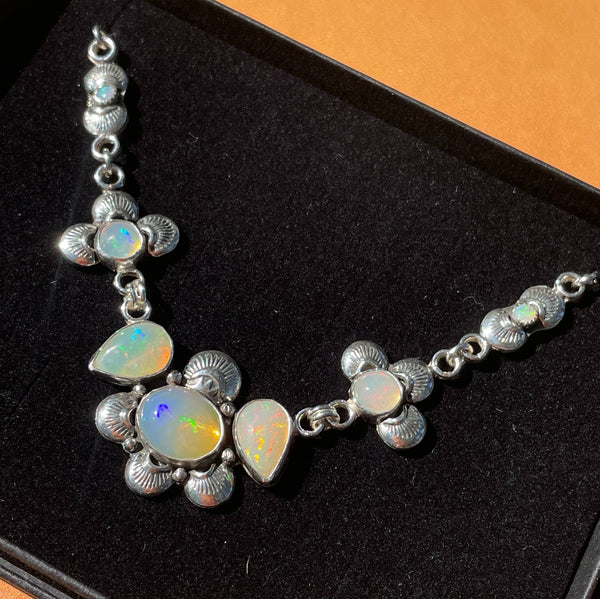 Antique Opal and Turquoise Necklace • Brandstore