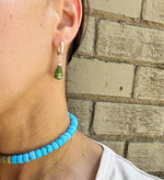 Sonoran Gold Turquoise Huggie Hoops