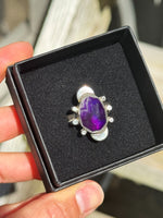 The Wax & Wane Ring - Amethyst