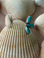 Ondine Cuff – Triple Turquoise