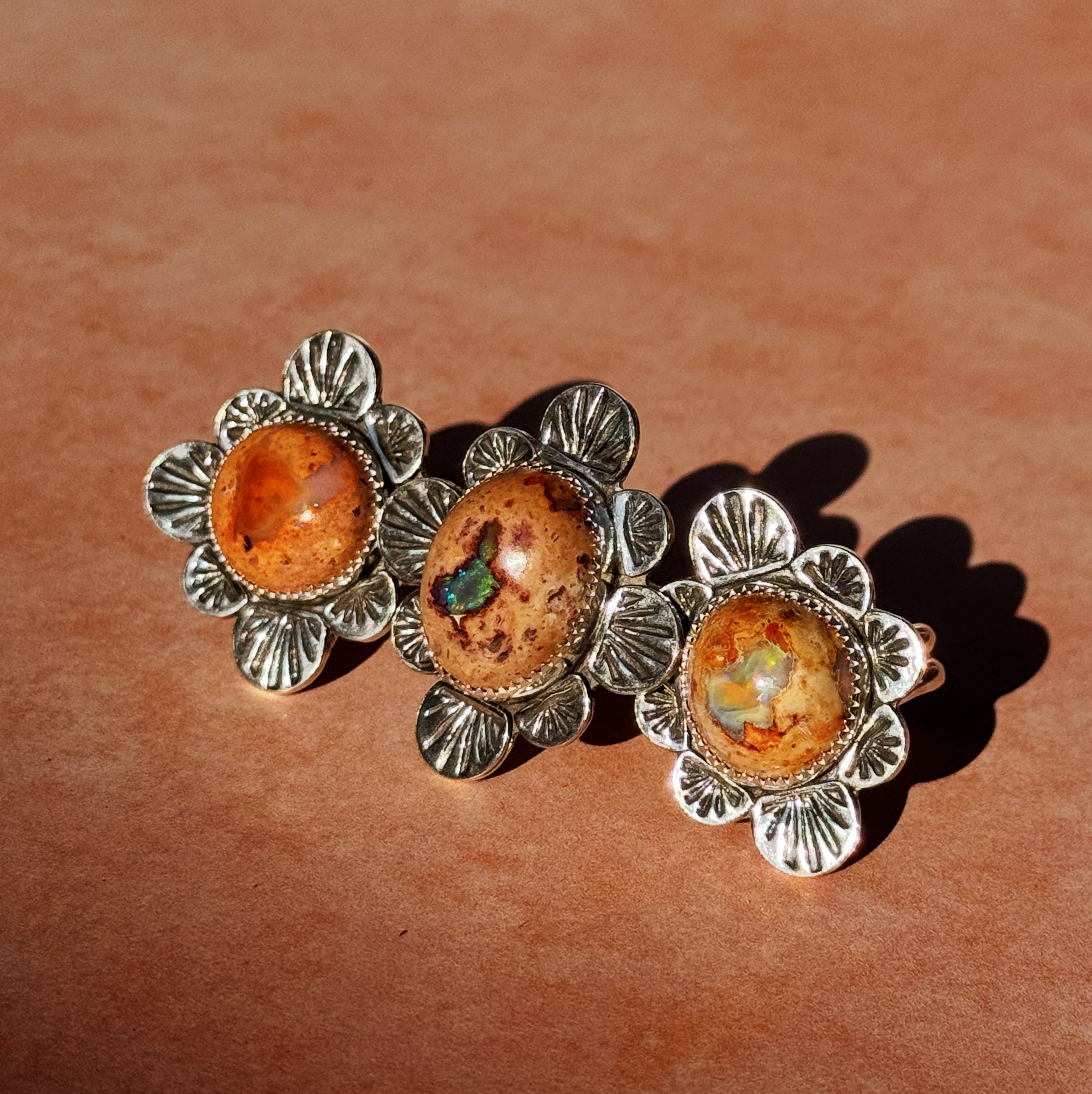 Fire Blossom Ring - Size 7