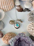 Siren Charm Necklace - Galaxy Opal