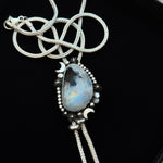 Celestial Moonstone Bolo Necklace