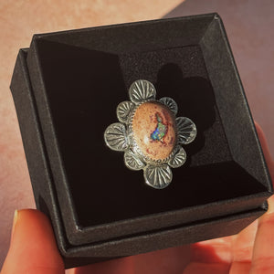 Fire Blossom Ring - Size 9