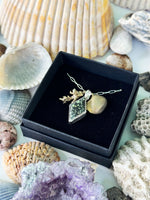 Siren Charm Necklace - Poseidon Variscite