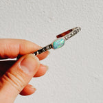 Rainbow Opal Stamped Cuff #4