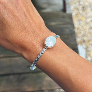 Pearl Stamped Cuff