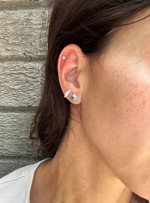 Teeny Tiny Turquoise Stud Earrings