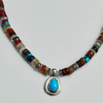 Summer Souvenir Necklace - Turquoise