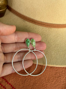 Sonoran Turquoise Hoop Earrings - 1