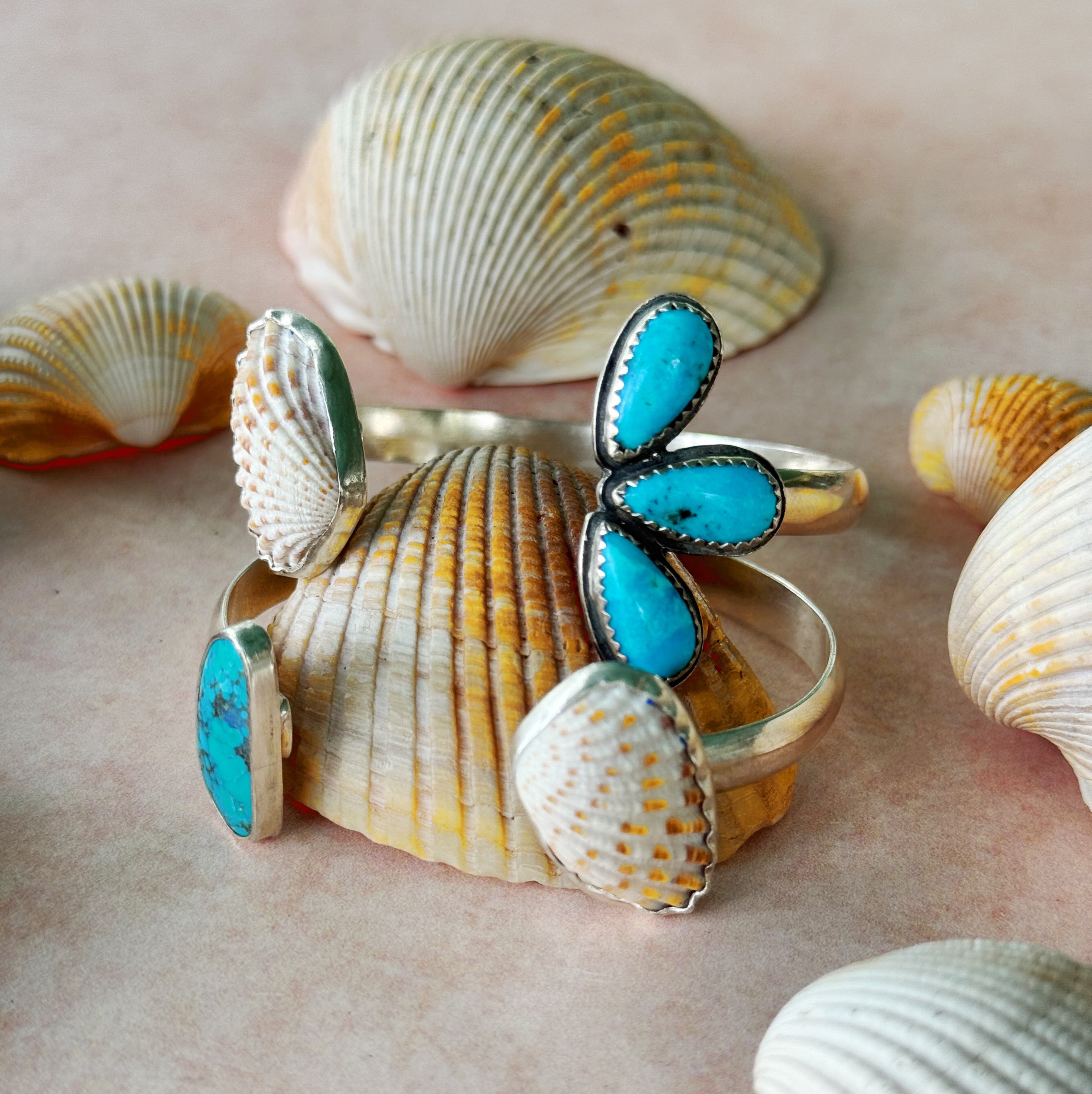 Ondine Cuff – Single Turquoise