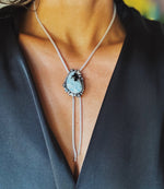 Celestial Moonstone Bolo Necklace