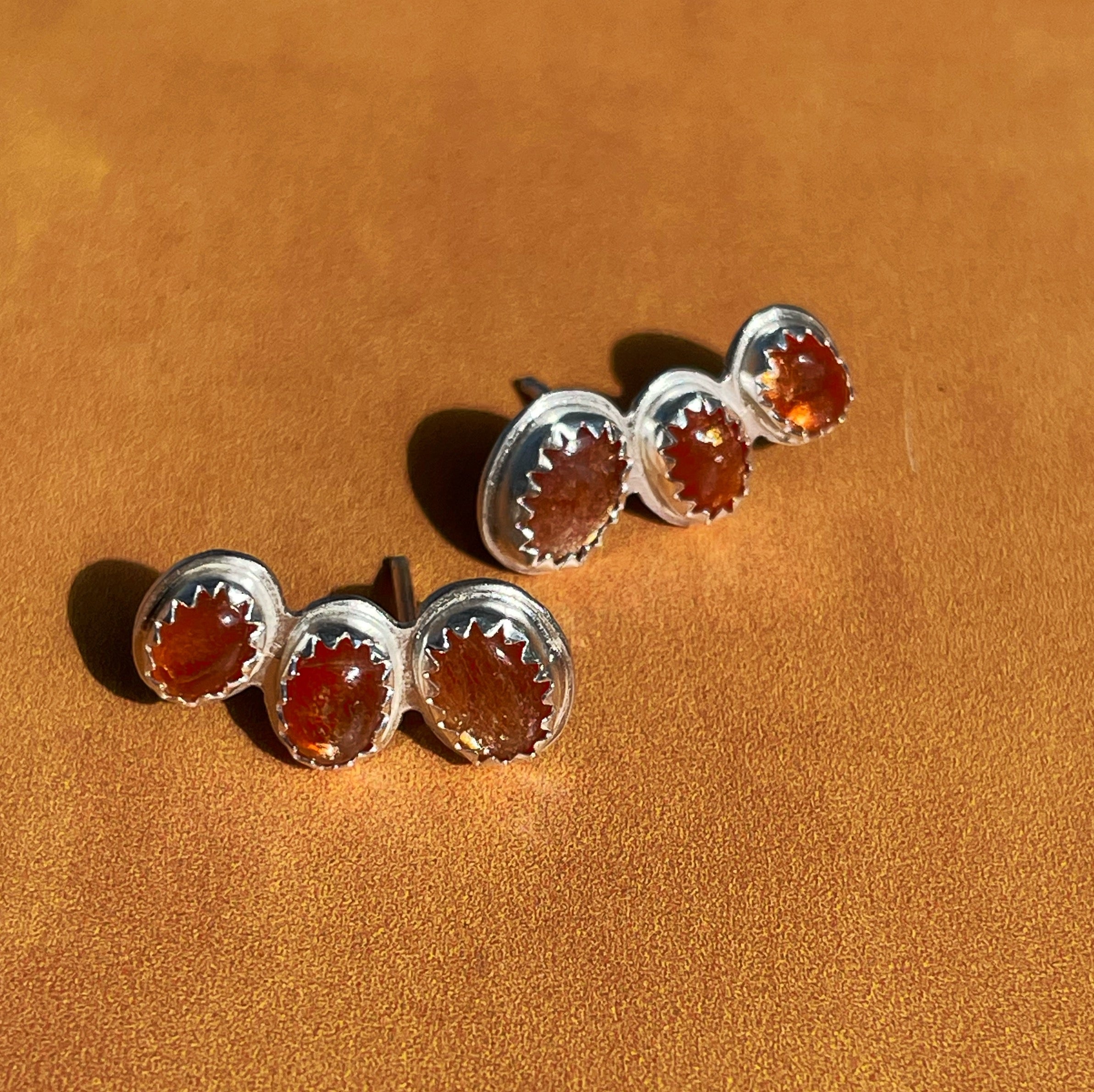 Summer Sunset Sunstone Ear Crawlers #2