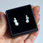 Mini White Opal Climbers - PREORDER