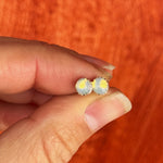 Ethiopian Opal Stud Earrings