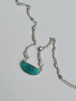 Forged Relic Turquoise Necklace