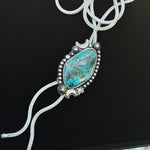 Through the Blue Turquoise Bolo Necklace
