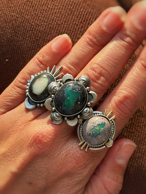 Cosmic Stardust Ring - Made to Order