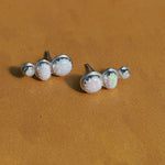 Summer Sunset Opal Ear Crawlers