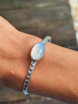 Moonstone Stamped Cuff