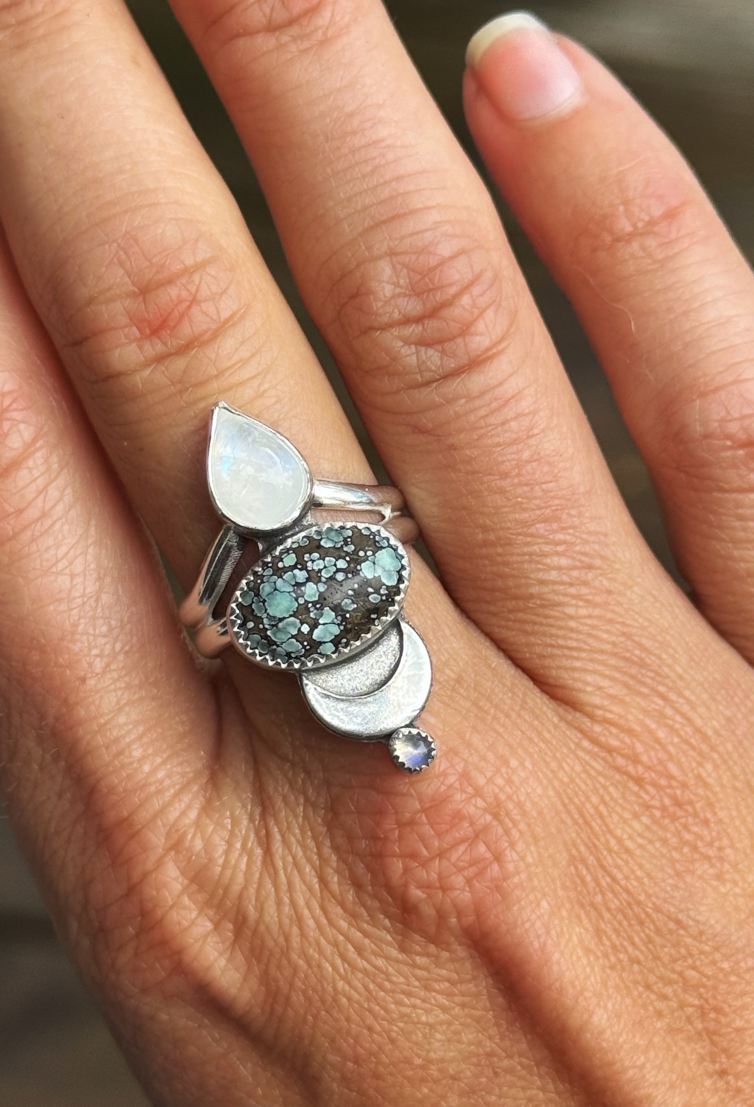 Poseidon's Light Ring - Size 7.5