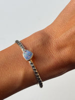 Rainbow Opal Stamped Cuff #6