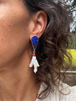 Sea Relic Earrings - Lapis