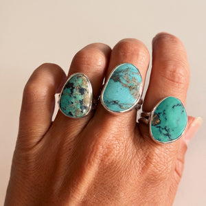 Turquoise Statement Ring Size 7