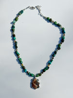 Ocean Jasper and Turquoise & Tourmaline Beaded Necklace