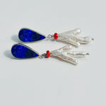 Sea Relic Earrings - Lapis