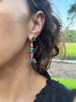 Beaded Fish Earrings