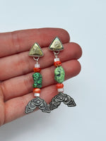 Beaded Fish Earrings