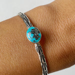 Campitos Turquoise Stamped Cuff #4