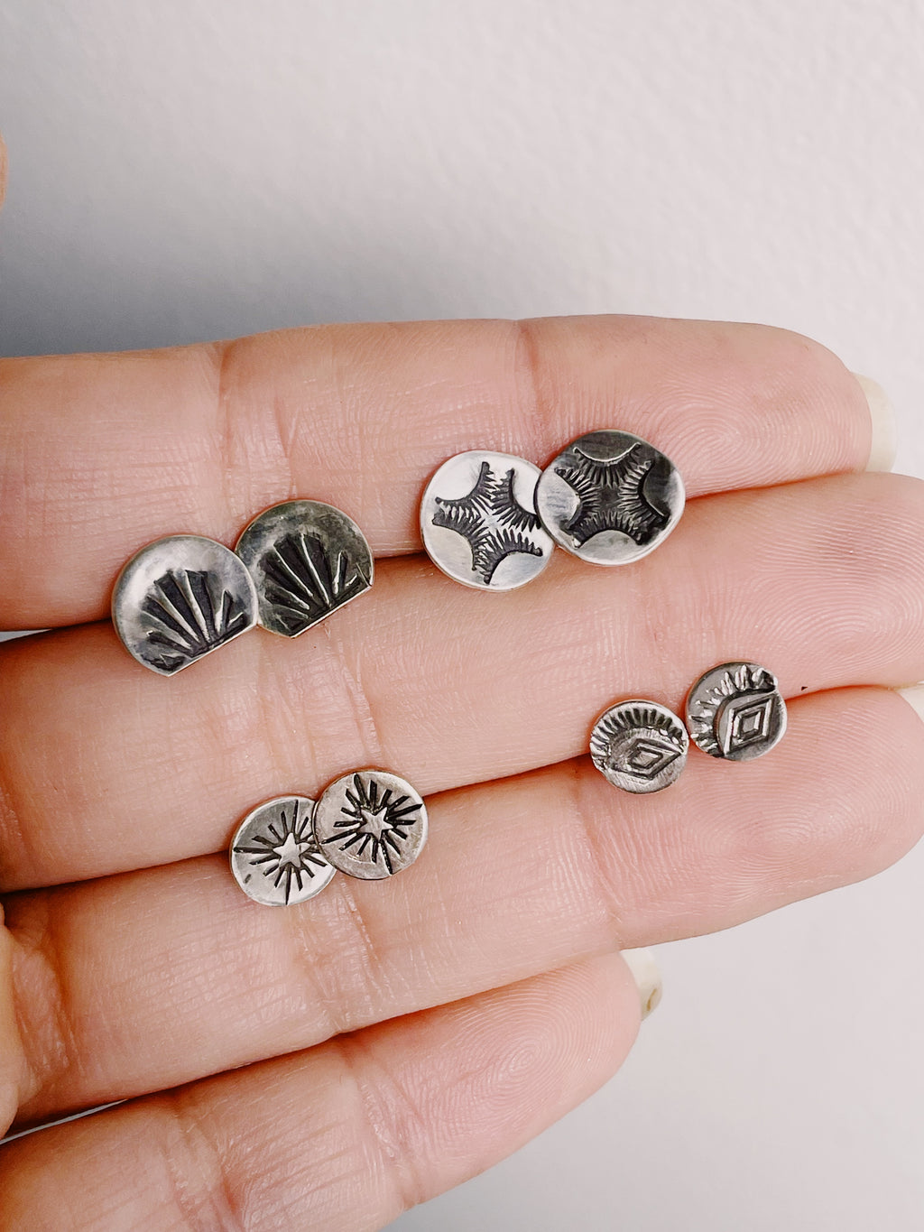 Assorted Stamped Studs