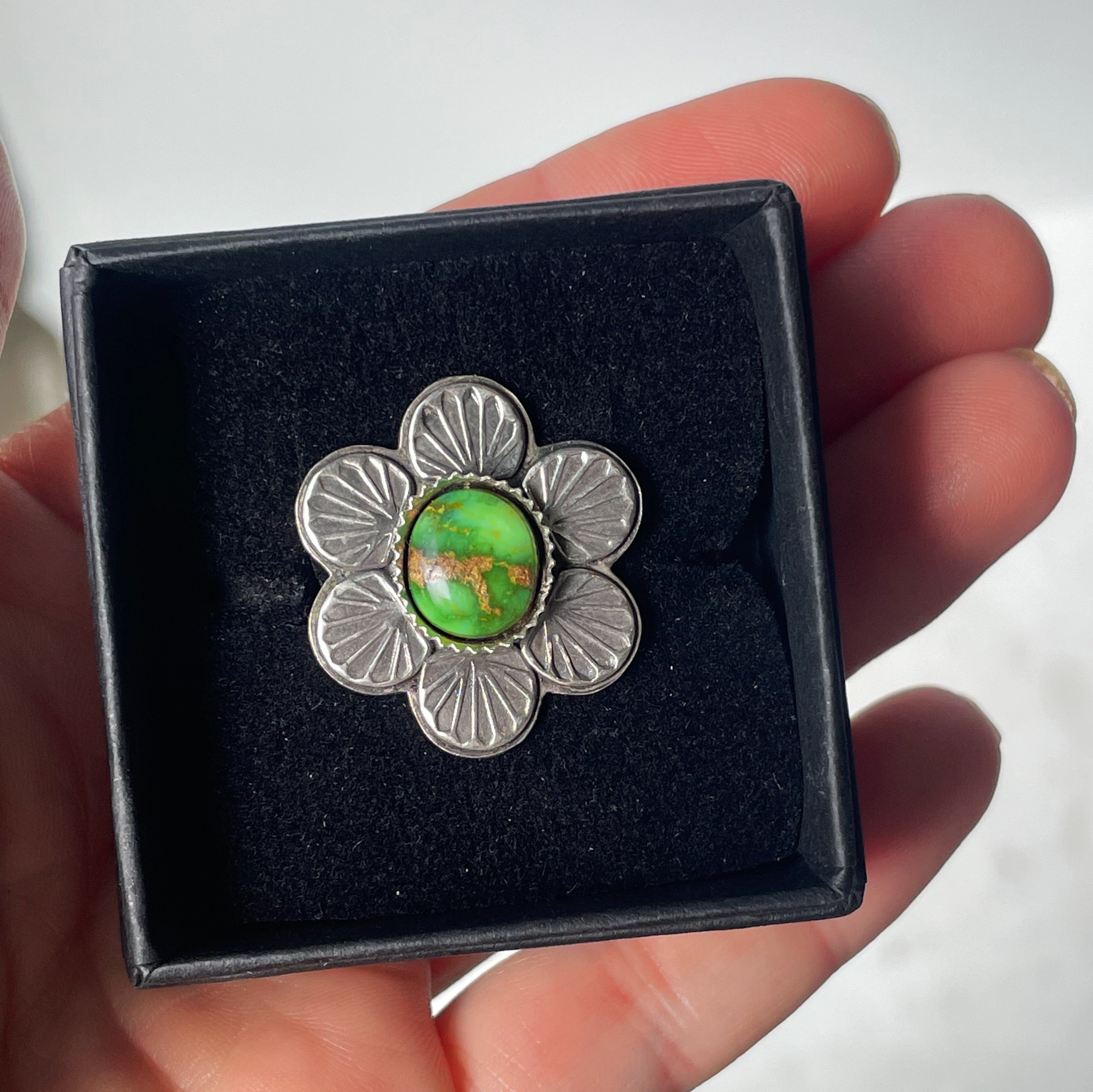 Sonoran Gold Daisy Ring #2 - Made to Order