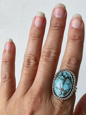 Turquoise Statement Ring - Size 9